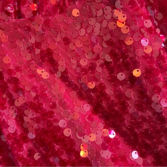 Sequin Mini Dress in Vibrant Pink - Picture 11 of 13